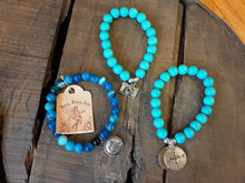 Load image into Gallery viewer, Stone Bead Bracelets Handcrafted by Junk Farey Julz
