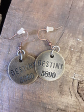 Load image into Gallery viewer, Metal Charm Earrings Handcrafted by Junk Farey Julz
