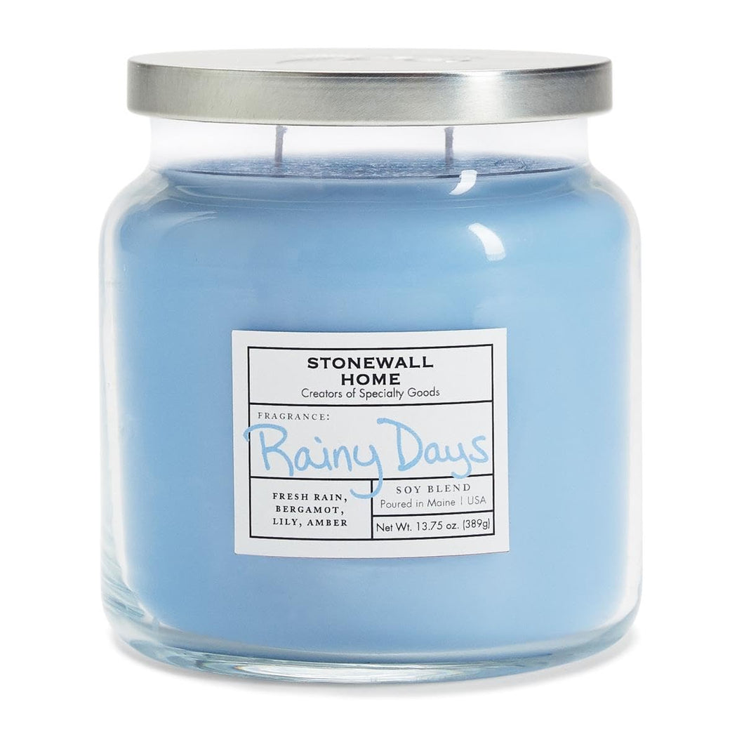 Rainy Days Candle by Stonewall Home