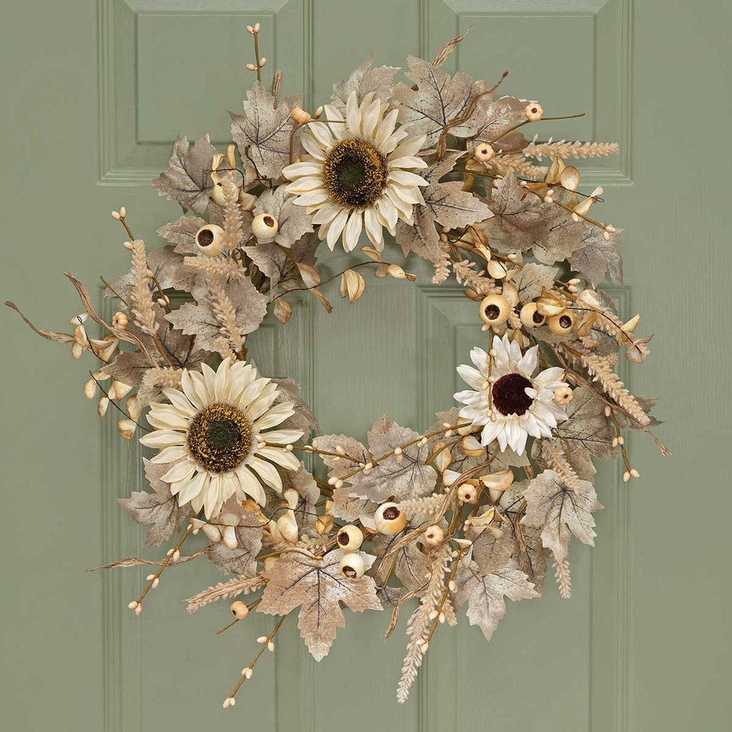 Cream Sunflower & Foliage Collection