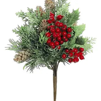 Holly Berry & Cedar Bush