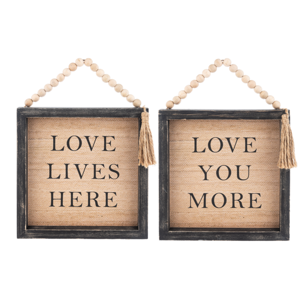 Love...Beaded Wall Decor