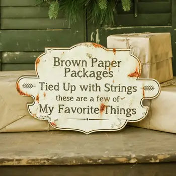 Some of My Favorite Things Metal Sign