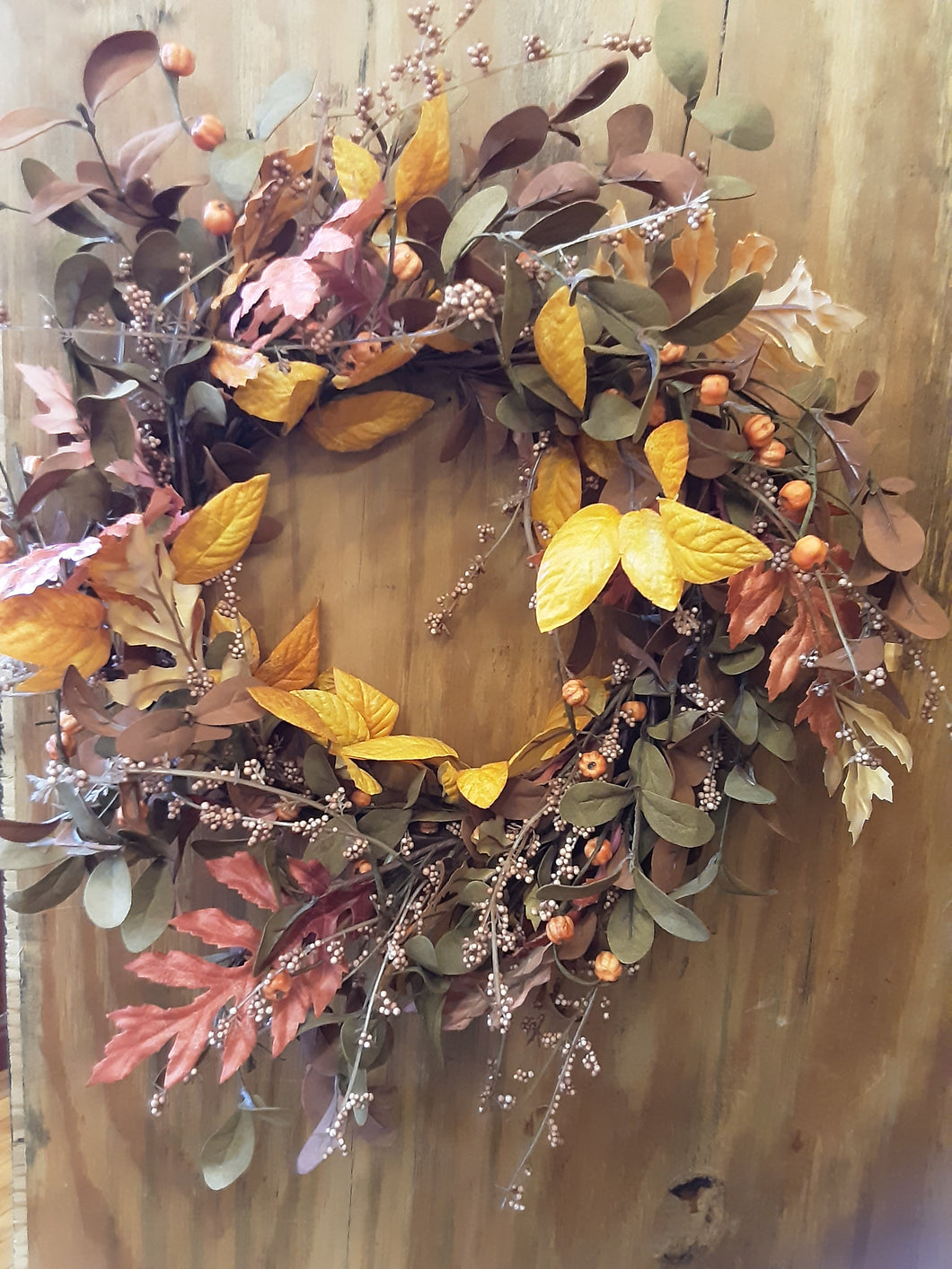 Fall Mix Wreath & Pick