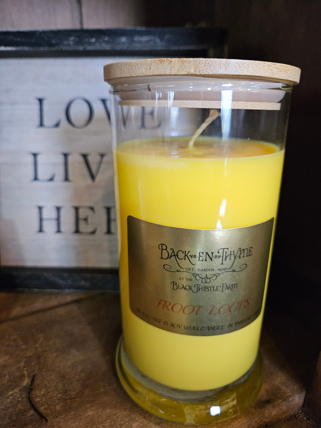 Fruit Loops Candle