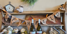 Load image into Gallery viewer, Happy Halloween Burlap Banner
