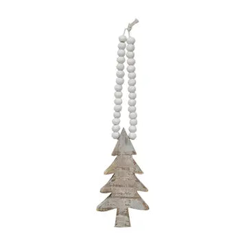 Wooden Tree with Beads Ornament