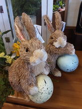 Load image into Gallery viewer, Sisal Bunny with Egg
