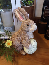 Load image into Gallery viewer, Sisal Bunny with Egg
