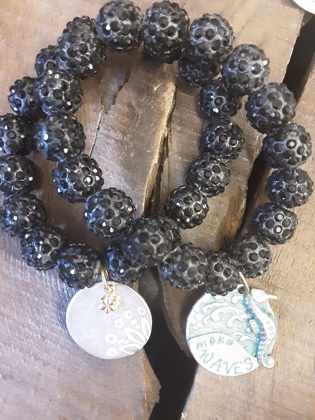 Sparkle Bead Bracelets Handcrafted by Junk Farey Julz