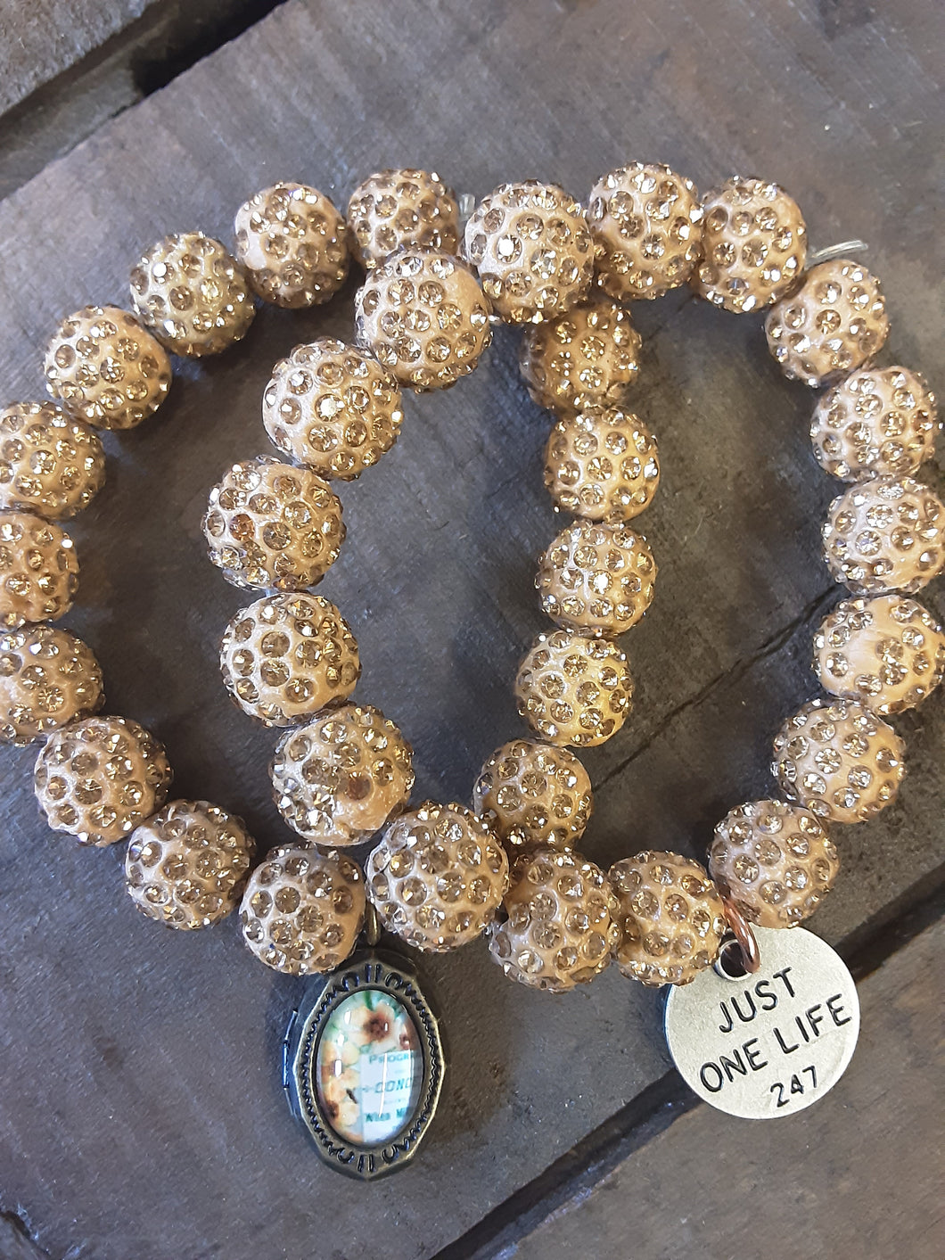 Sparkle Bead Bracelets Handcrafted by Junk Farey Julz