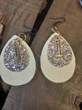 Load image into Gallery viewer, Leather Earrings Handcrafted by Junk Farey Julz
