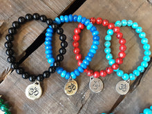 Load image into Gallery viewer, Stone Bead Bracelets Handcrafted by Junk Farey Julz
