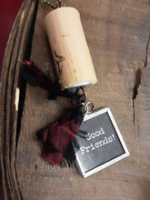 Load image into Gallery viewer, Wine Cork Necklaces Handcrafted by Junk Farey Julz

