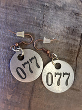 Load image into Gallery viewer, Metal Charm Earrings Handcrafted by Junk Farey Julz
