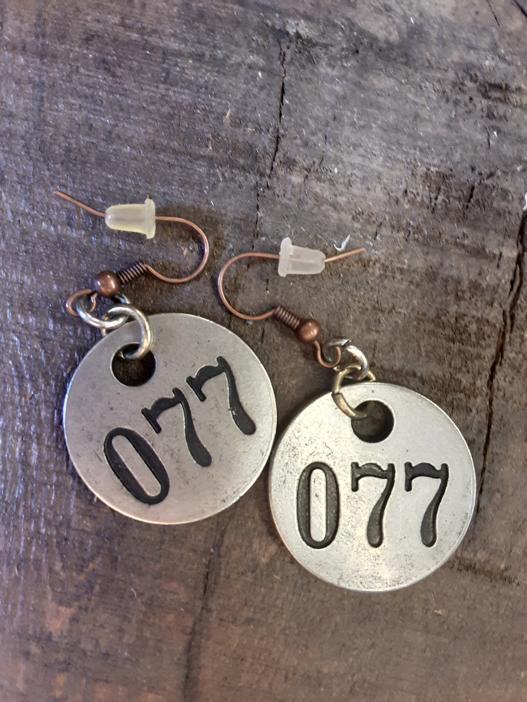 Metal Charm Earrings Handcrafted by Junk Farey Julz