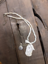 Load image into Gallery viewer, Stone Necklaces Handcrafted by Junk Farey Julz

