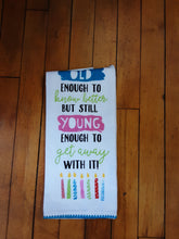 Load image into Gallery viewer, Birthday Dishtowels
