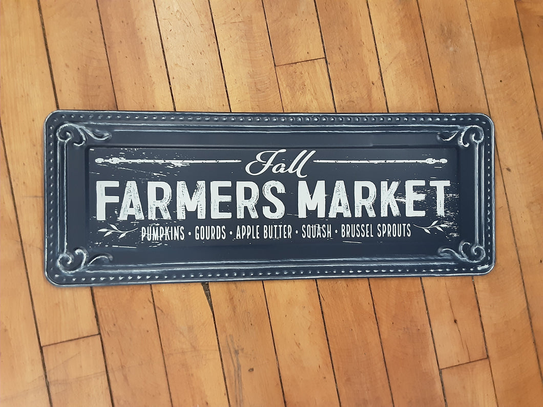 Fall Farmers Market Sign