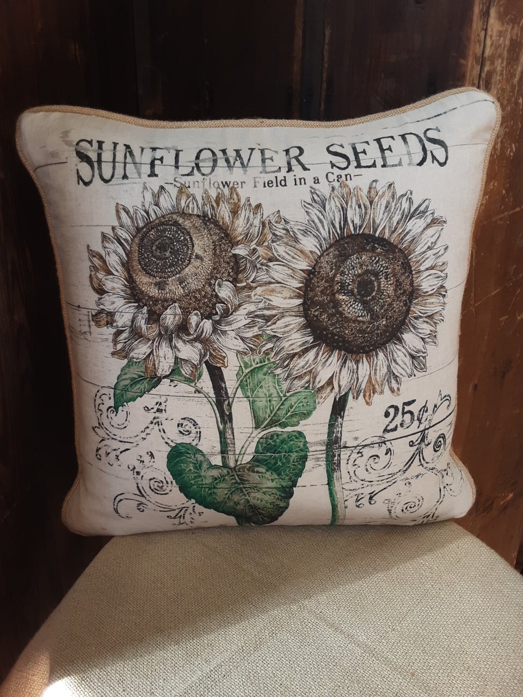 Sunflower Seeds Pillow