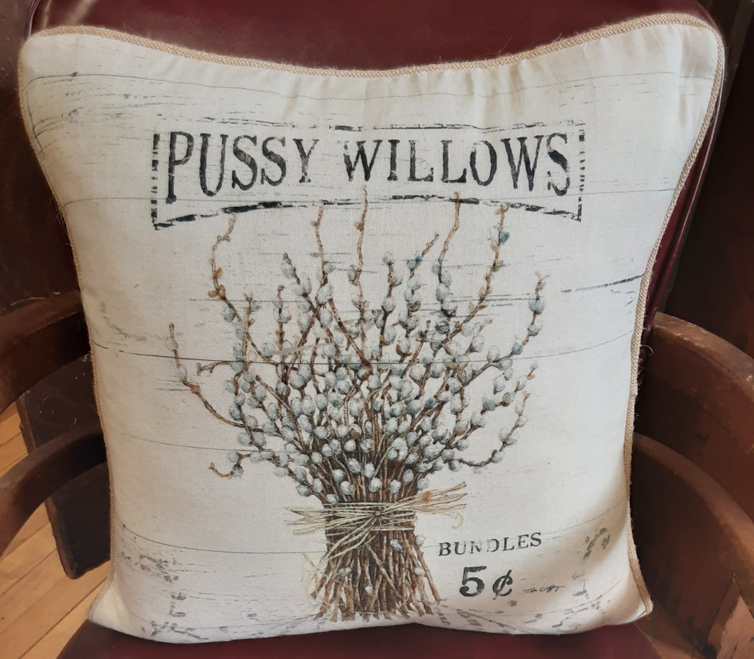 Pussy Willows Pillow