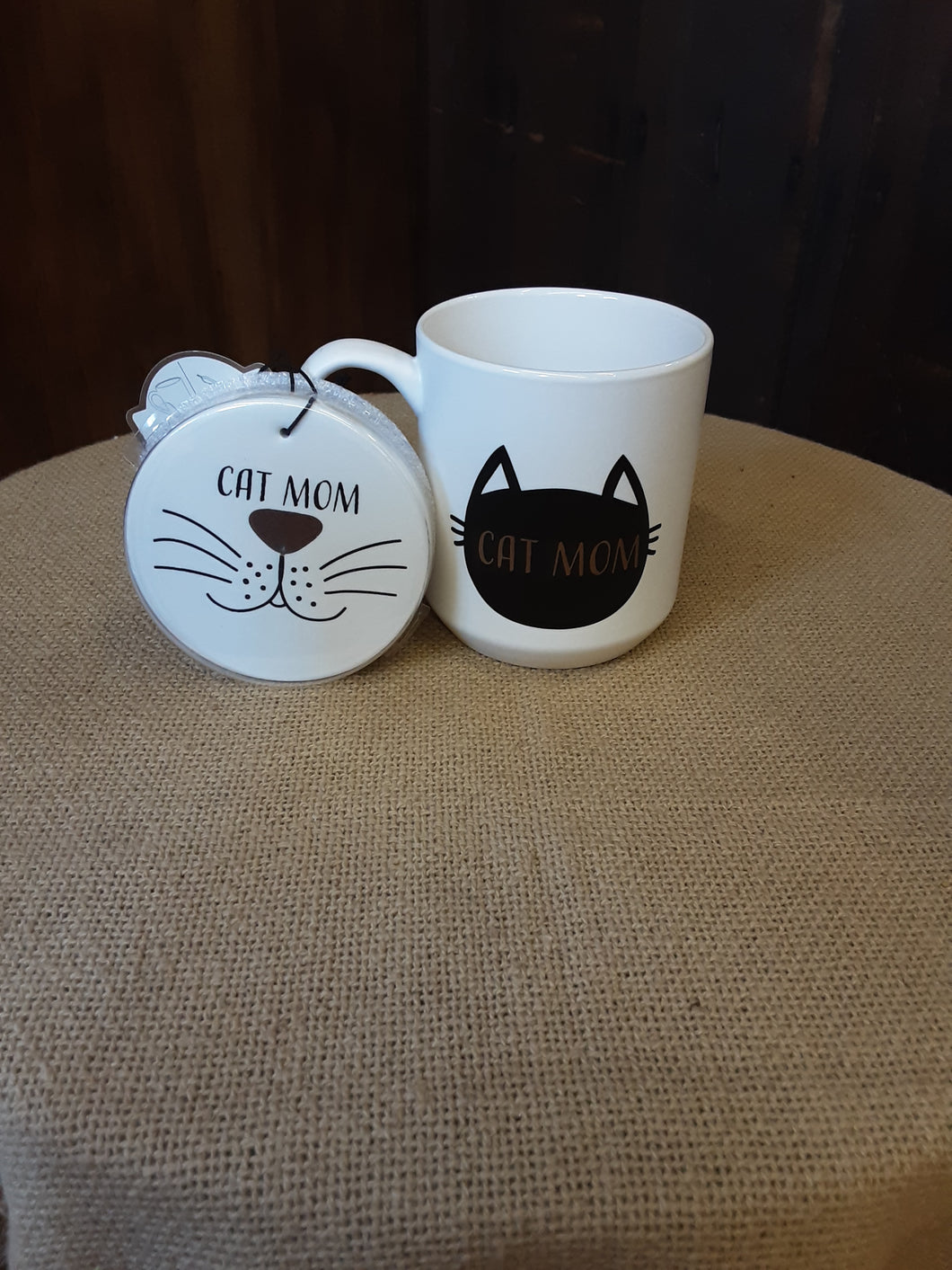 Cat Mom Ceramic Cup Gift Set