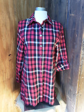 Load image into Gallery viewer, Plaid Long Sleeved Tunic
