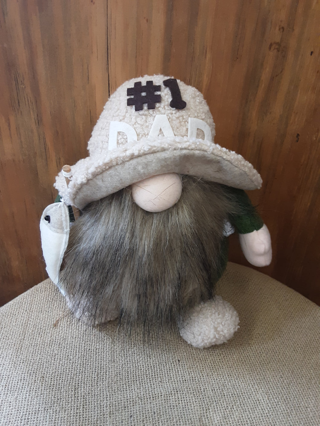 #1 Dad Gnome with Fishing Pole