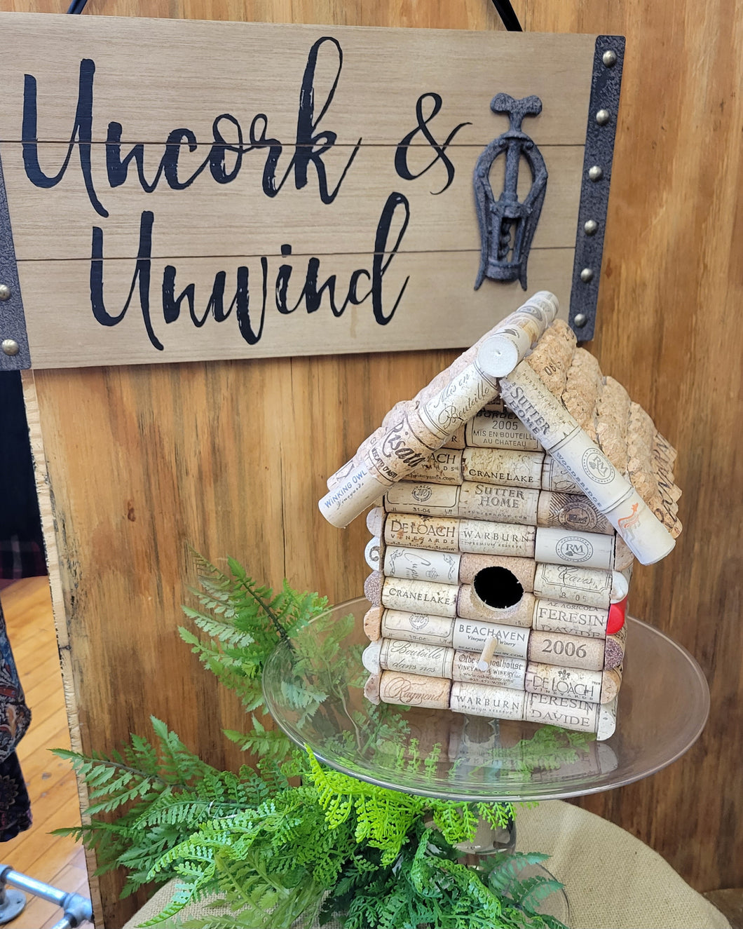 Thursday, March 30 - Wine Cork Birdhouse