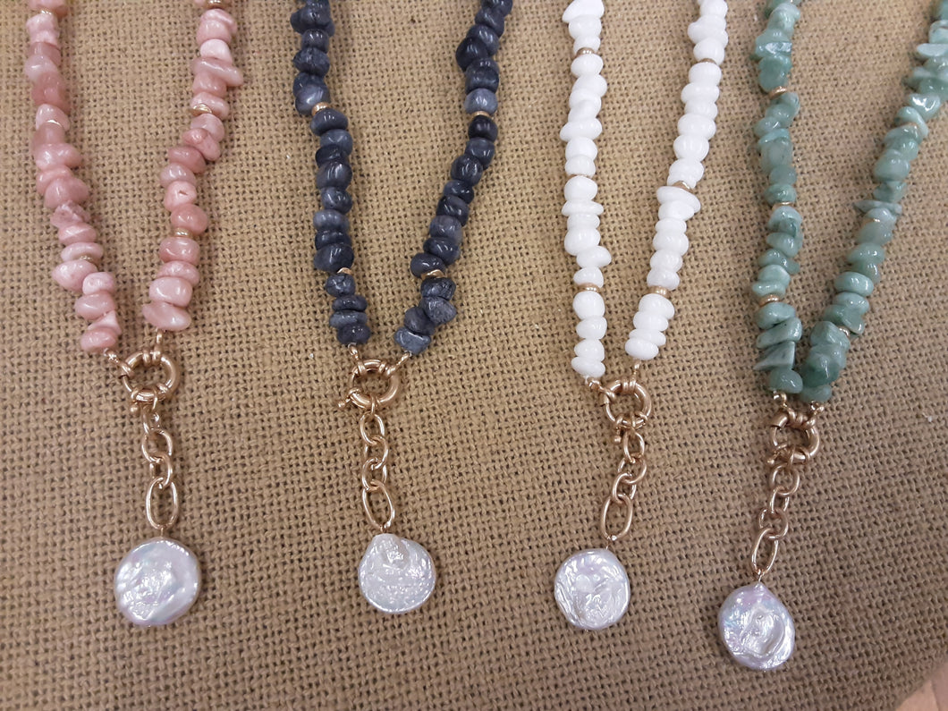 Stone Toggle Necklace