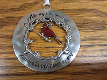 Load image into Gallery viewer, Remembrance Cardinal Ornament
