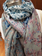 Load image into Gallery viewer, Multi Print Scarf with Tassels
