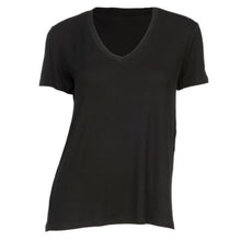 Load image into Gallery viewer, Short Sleeved Essential V-neck T-shirt
