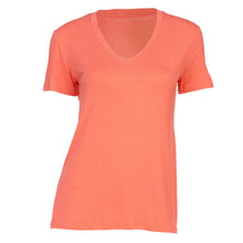 Load image into Gallery viewer, Short Sleeved Essential V-neck T-shirt
