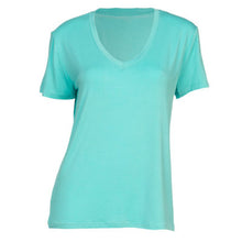 Load image into Gallery viewer, Short Sleeved Essential V-neck T-shirt
