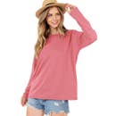 Load image into Gallery viewer, Basic Round Neck Long Sleeved T-shirt
