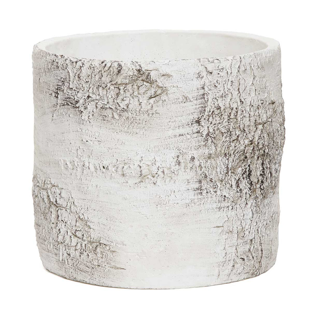 Ceramic White Birch Container