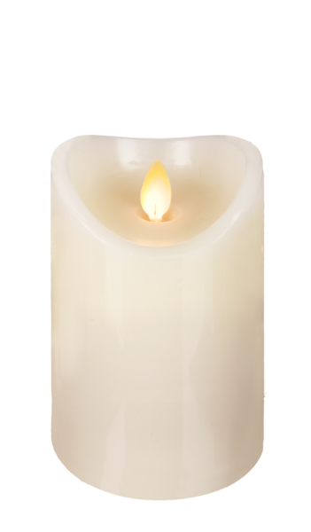 Luxury Lite LED Ivory Pillar Candle