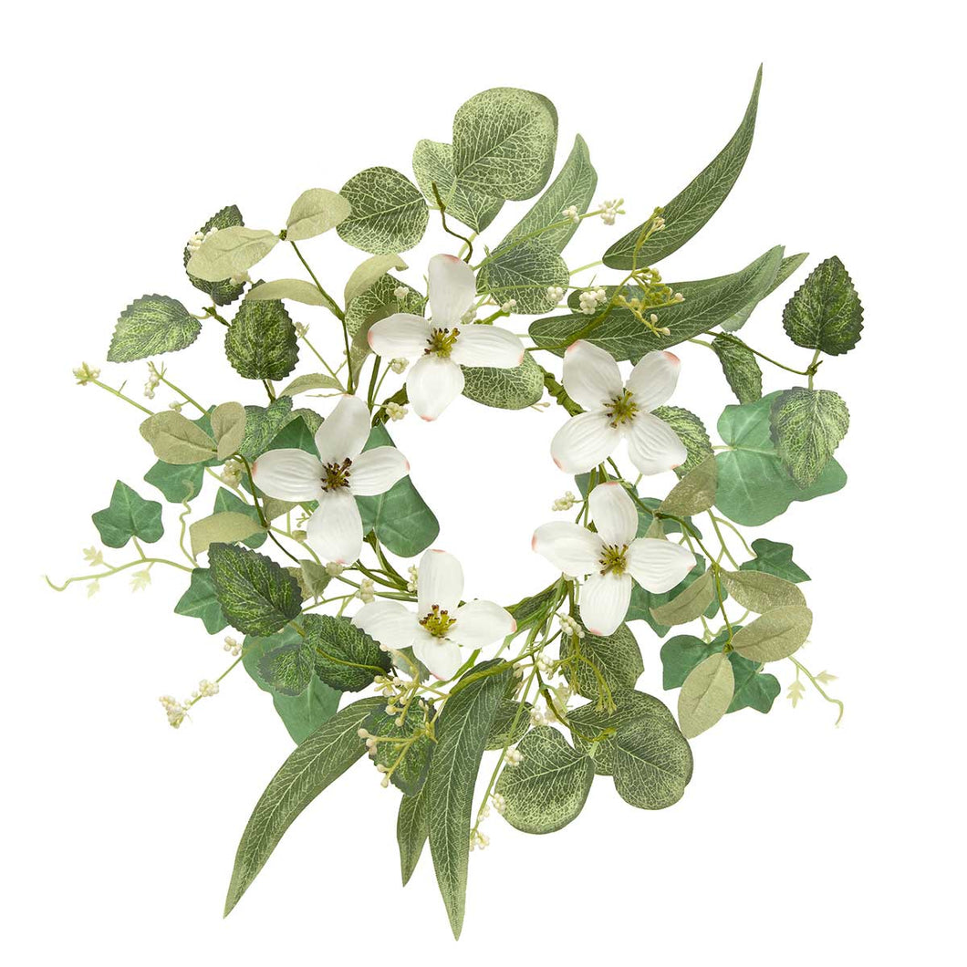 Dogwood Berry Candle Wreath