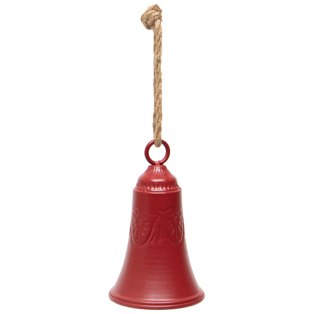 Red Metal Church Bell