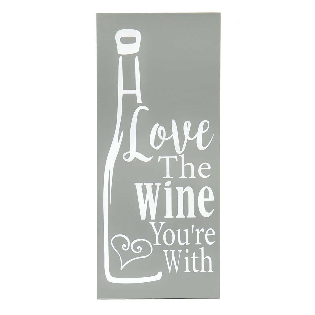 Love the Wine Wooden Sign