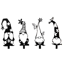 Load image into Gallery viewer, Gnome Metal Garden/Plant Stakes
