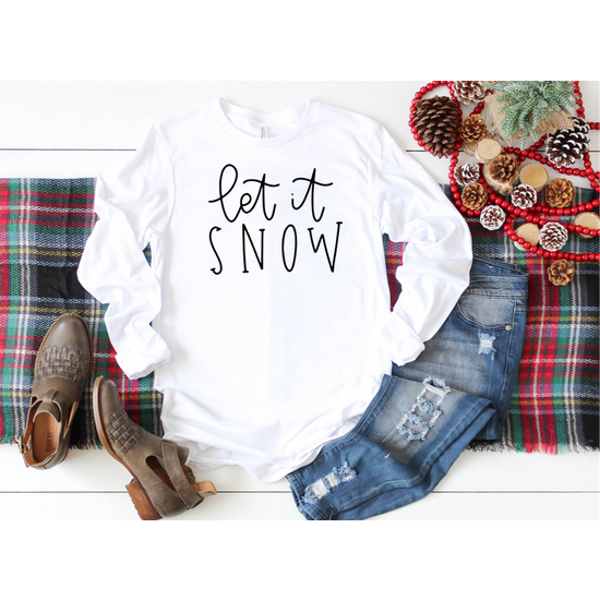 Let It Snow Long Sleeved T-shirt