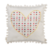 Load image into Gallery viewer, Heart Pom Pom Pillow
