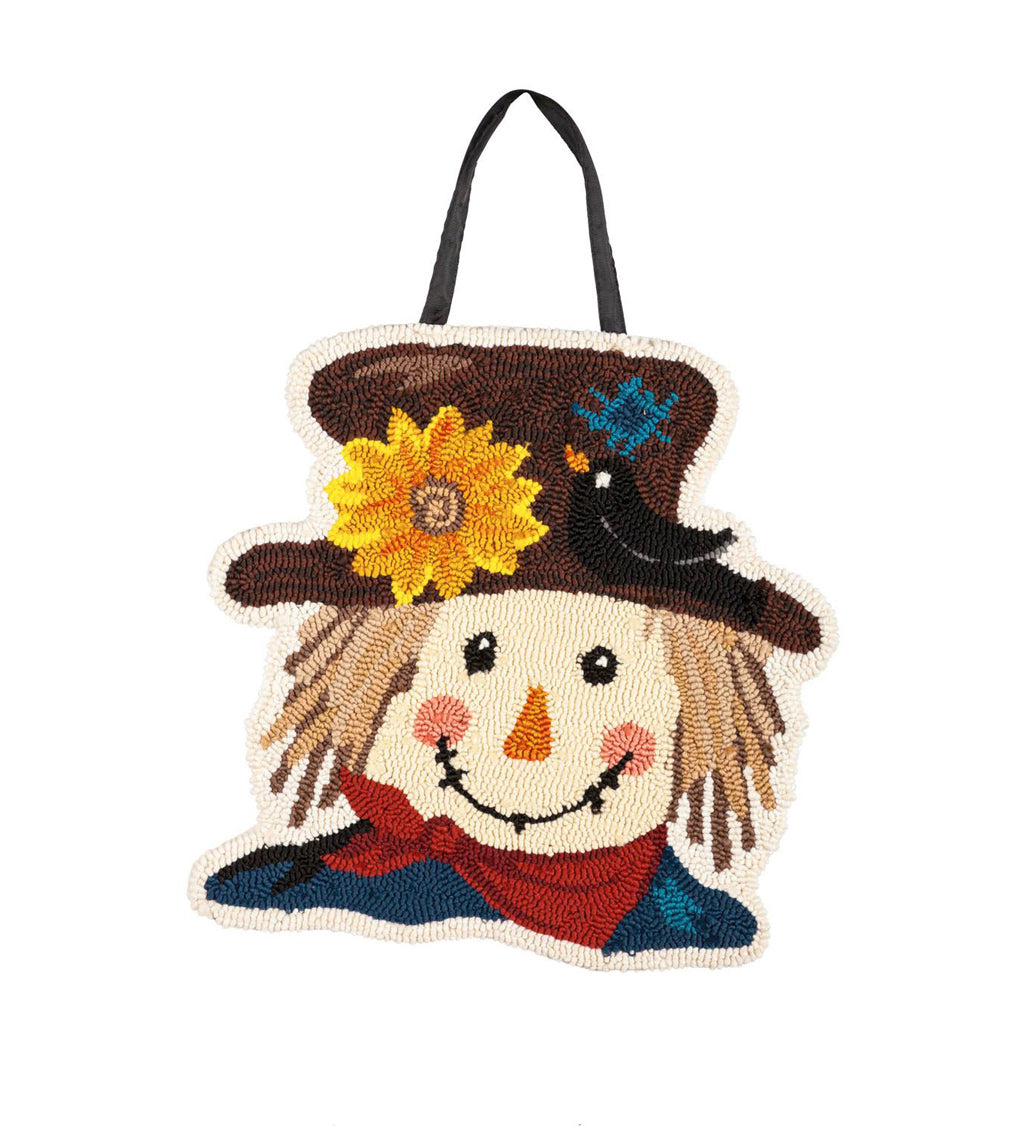 Scarecrow Hooked Door Decor