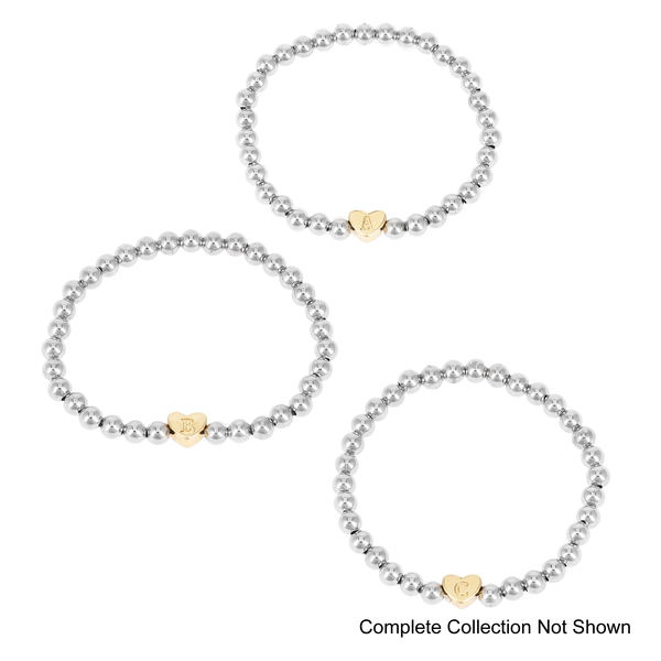 Heart of Gold Monogram Bracelet