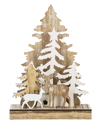 Winter Reindeer - Laser Cut & Lights Up