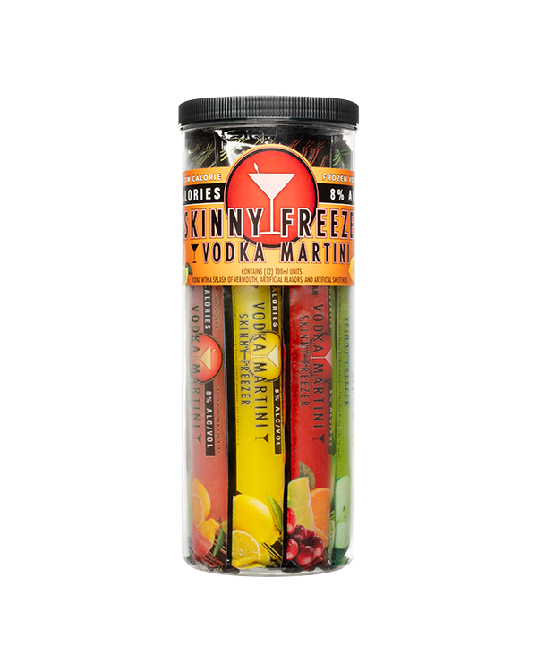 Skinny Vodka Martini Freezer Pops